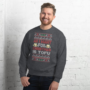 CHRISTMAS IS TOFU Unisex Sweatshirt