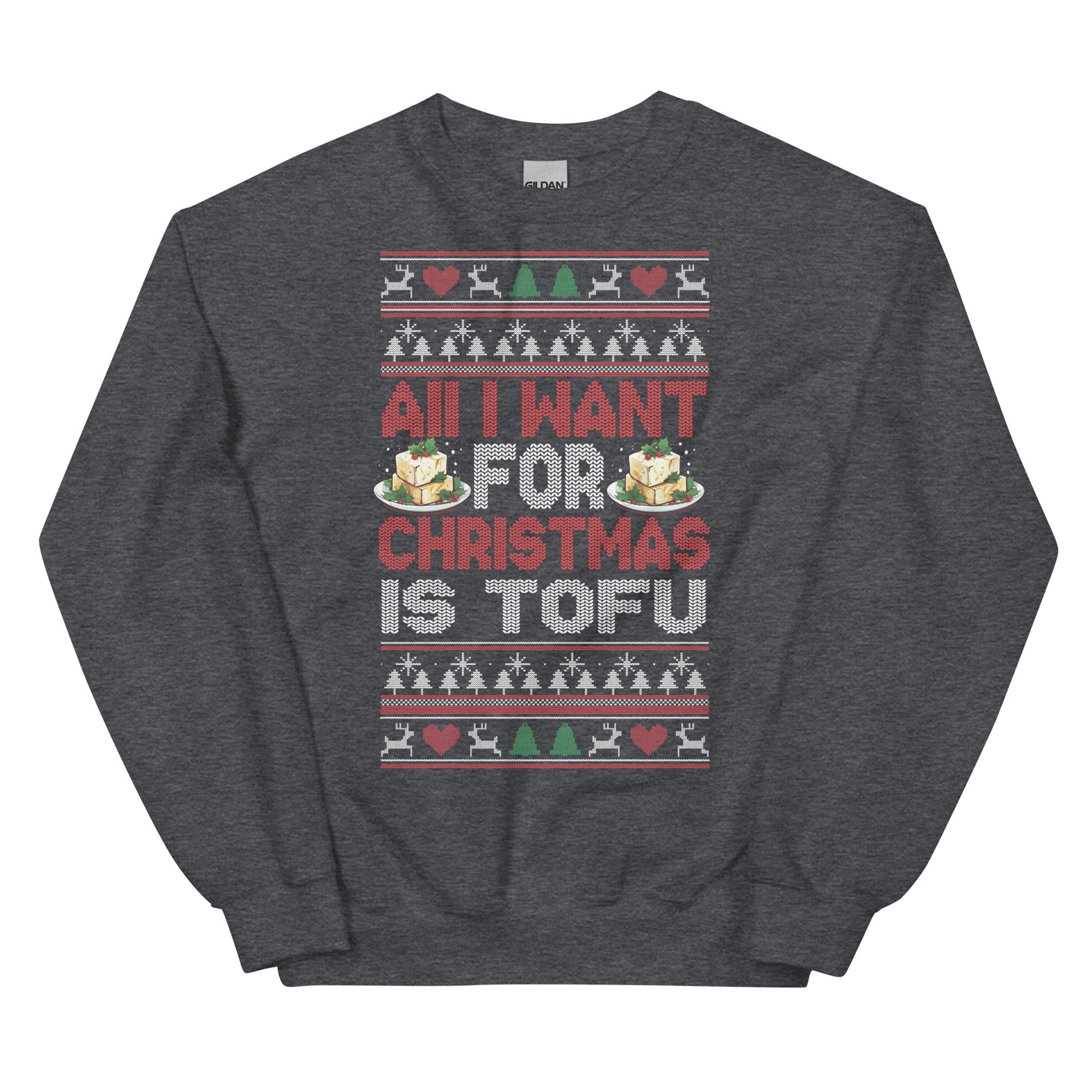 CHRISTMAS IS TOFU Unisex Sweatshirt