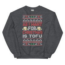 CHRISTMAS IS TOFU Unisex Sweatshirt