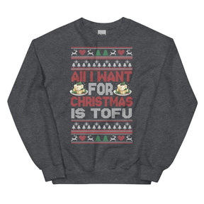 CHRISTMAS IS TOFU Unisex Sweatshirt