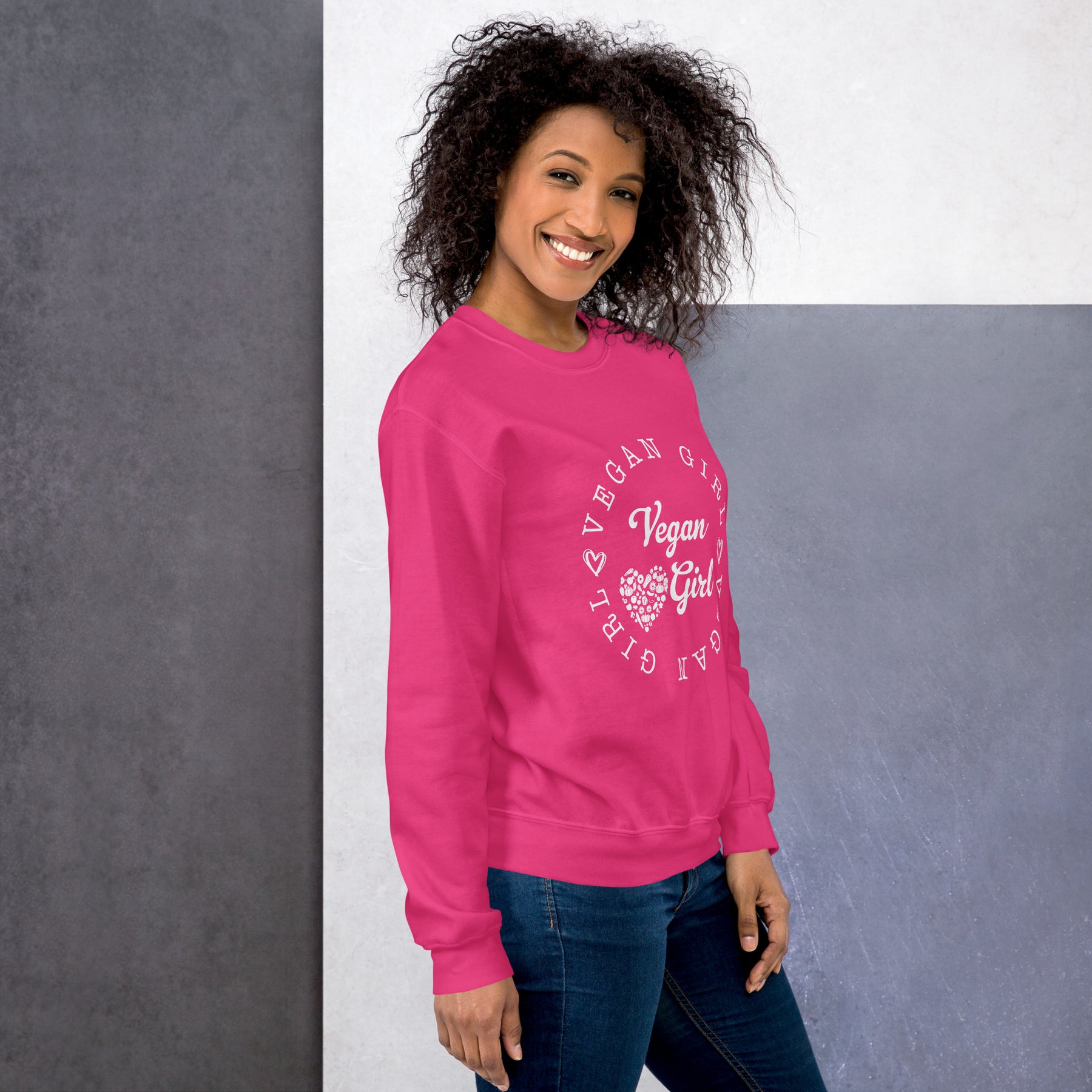 Vegan Girl Unisex Sweatshirt