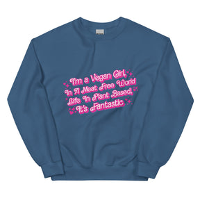 VEGAN GIRL Unisex Sweatshirt