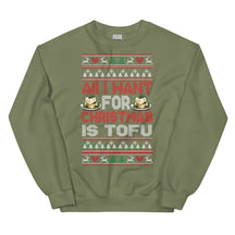 CHRISTMAS IS TOFU Unisex Sweatshirt