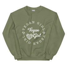 Vegan Girl Unisex Sweatshirt