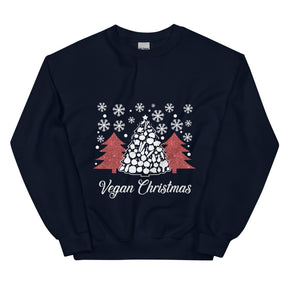 Vegan Christmas Tree Unisex Sweatshirt