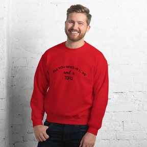 Red vegan sweater 