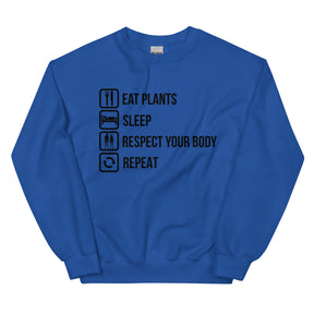 Blue Vegan Unisex Sweatshirt