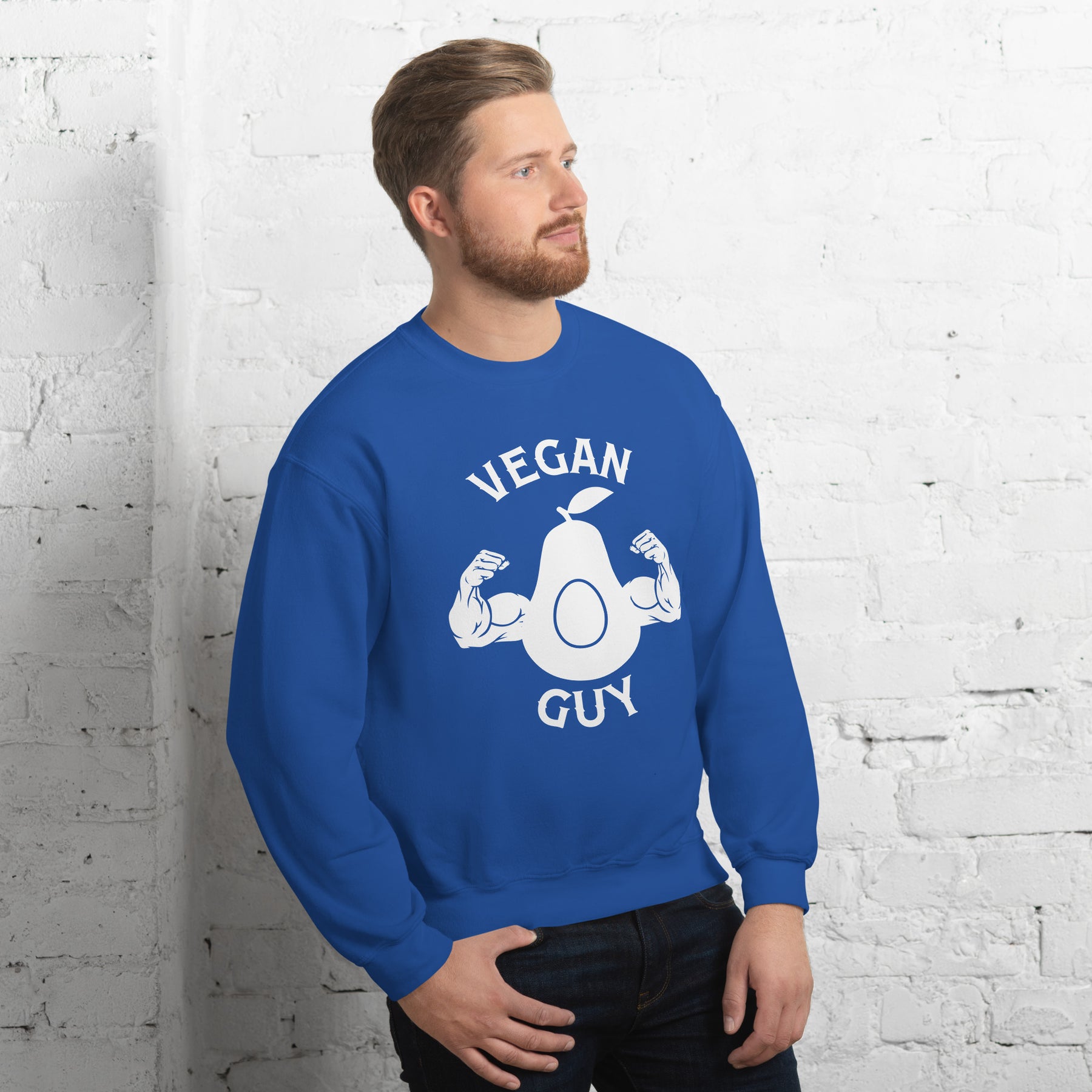 Vegan Guy Unisex Sweatshirt