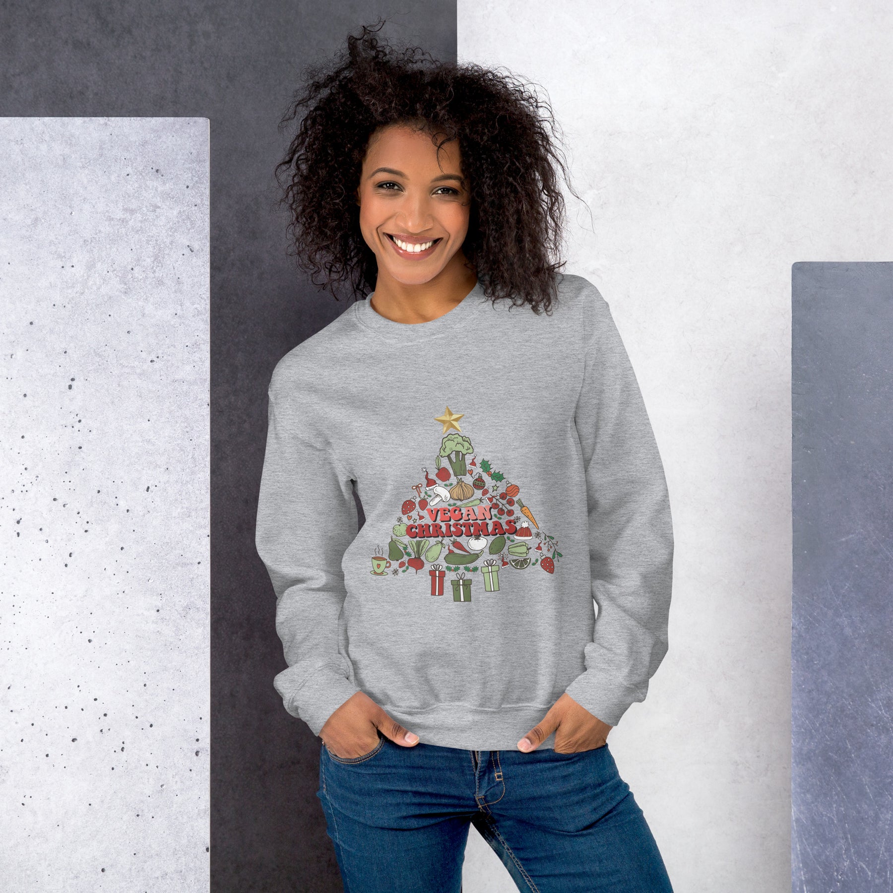 Vegan Christmas Unisex Sweatshirt