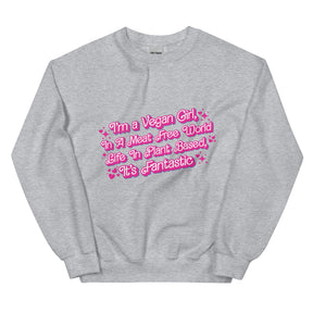 VEGAN GIRL Unisex Sweatshirt