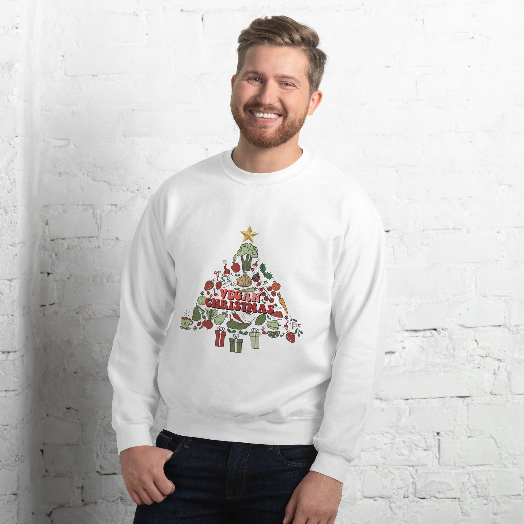 Vegan Christmas Unisex Sweatshirt