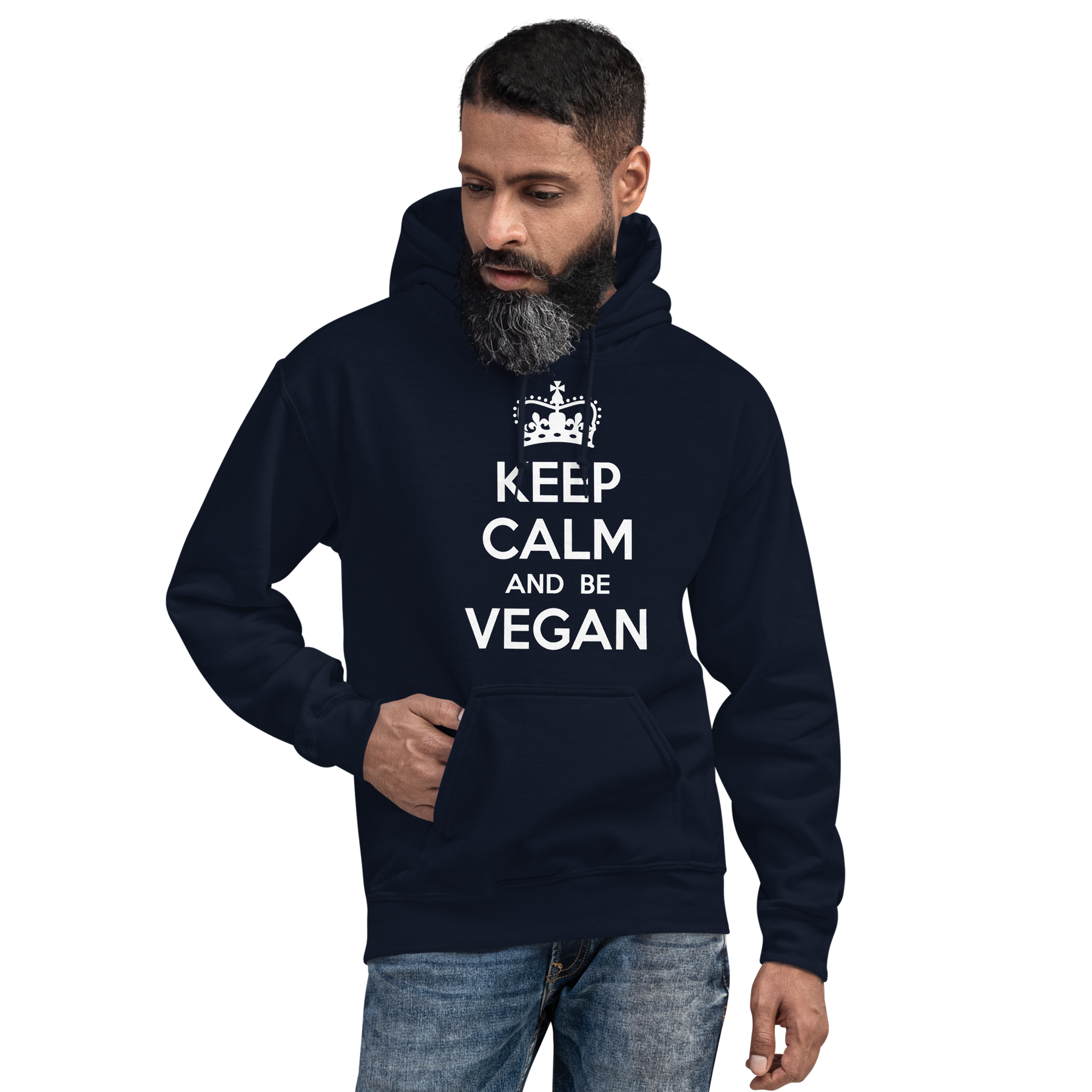 KEEP CALM BE VEGAN  Hoodie