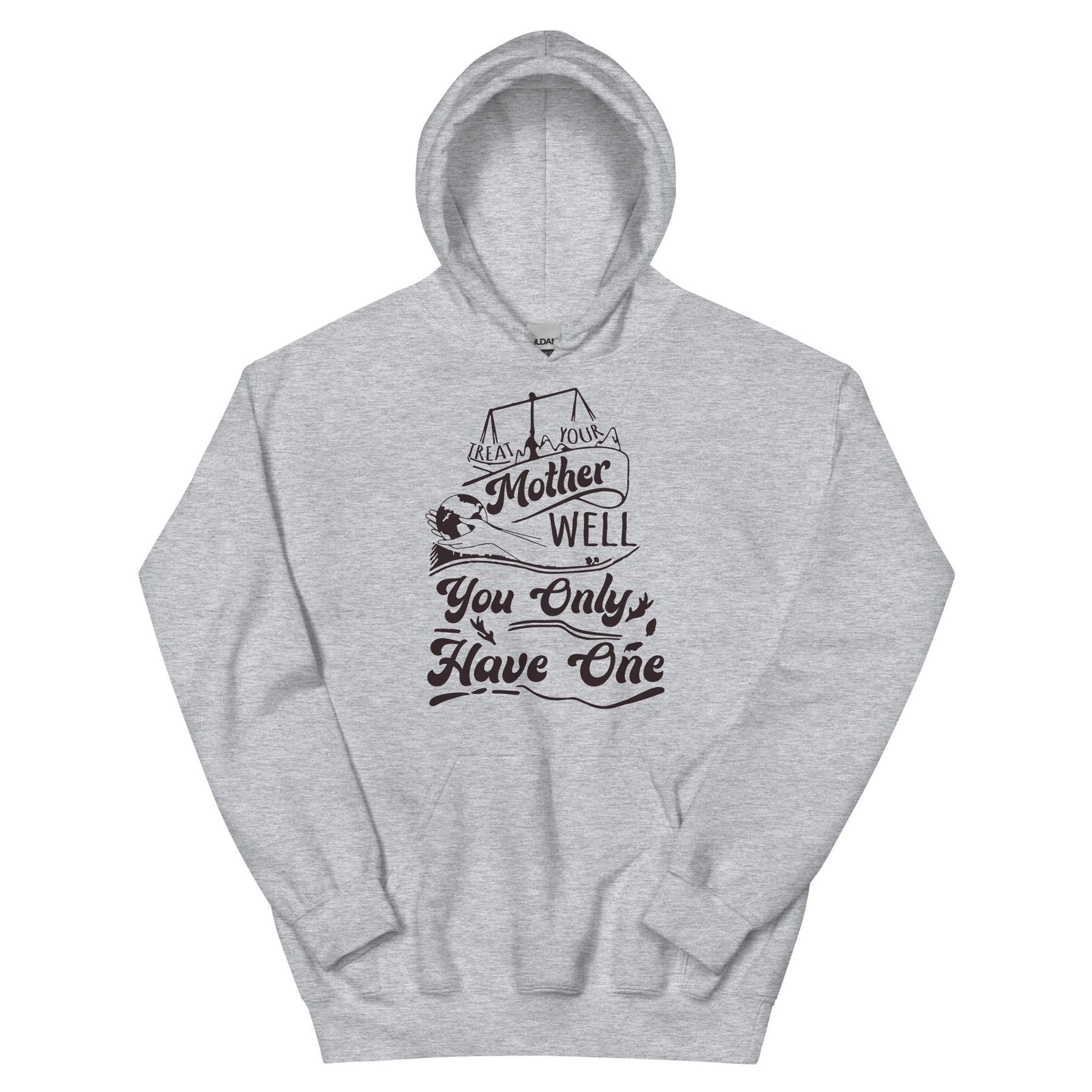 Grey Unisex Hoodie