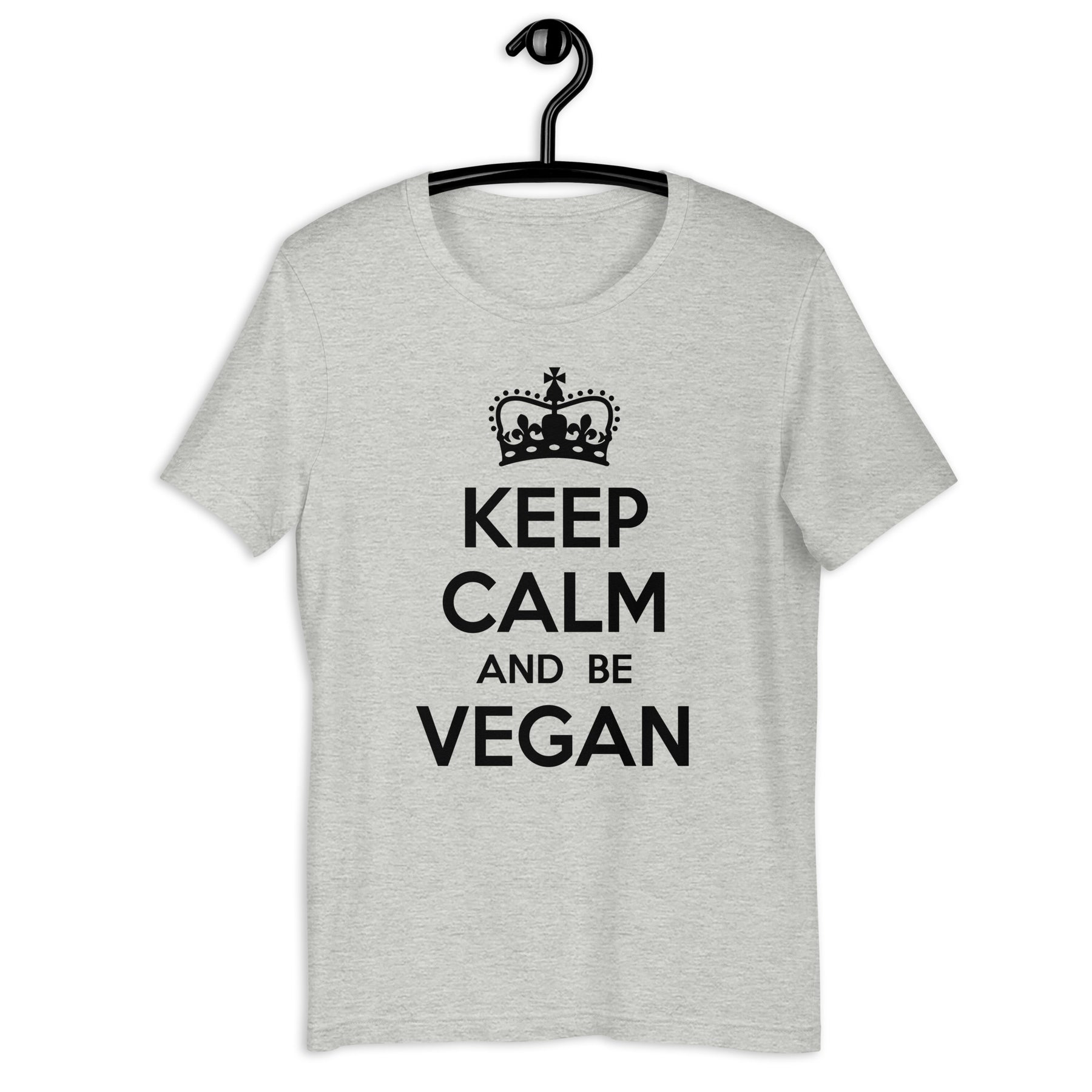 KEEP CALM BE VEGAN Colored t-shirt