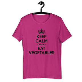 KEEP CALM I EAT VEGETABLES t-shirt