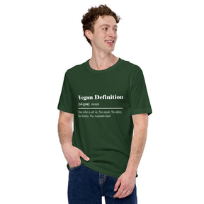 VEGAN DEFINITION UNISEX T-SHIRT