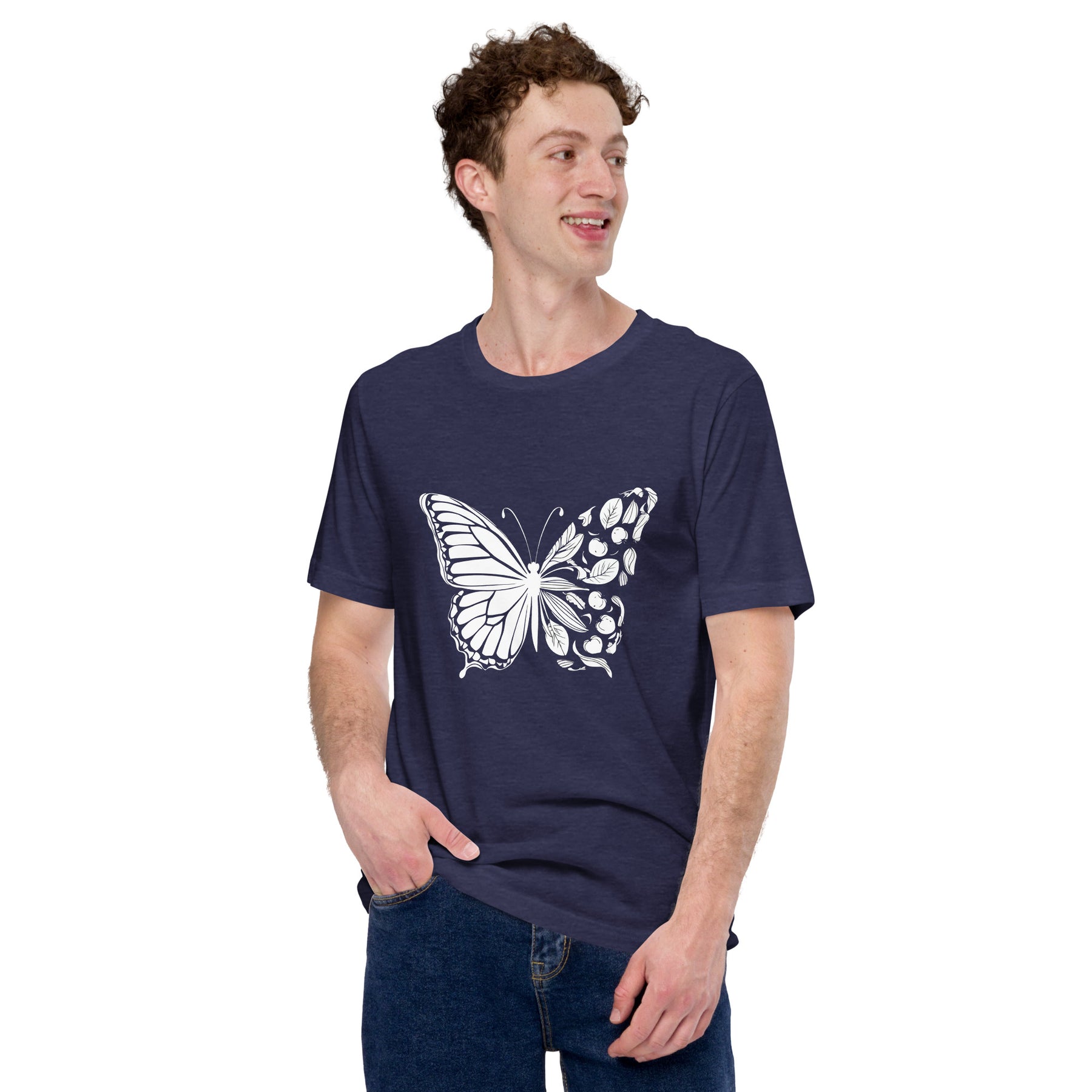 Vegan Butterfly Unisex T-shirt