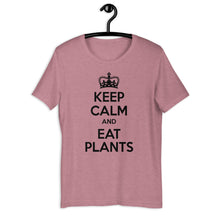 Keep Calm Eat Plants Colored t-shirt