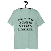 WORLD'S BEST VEGAN Colored t-shirt