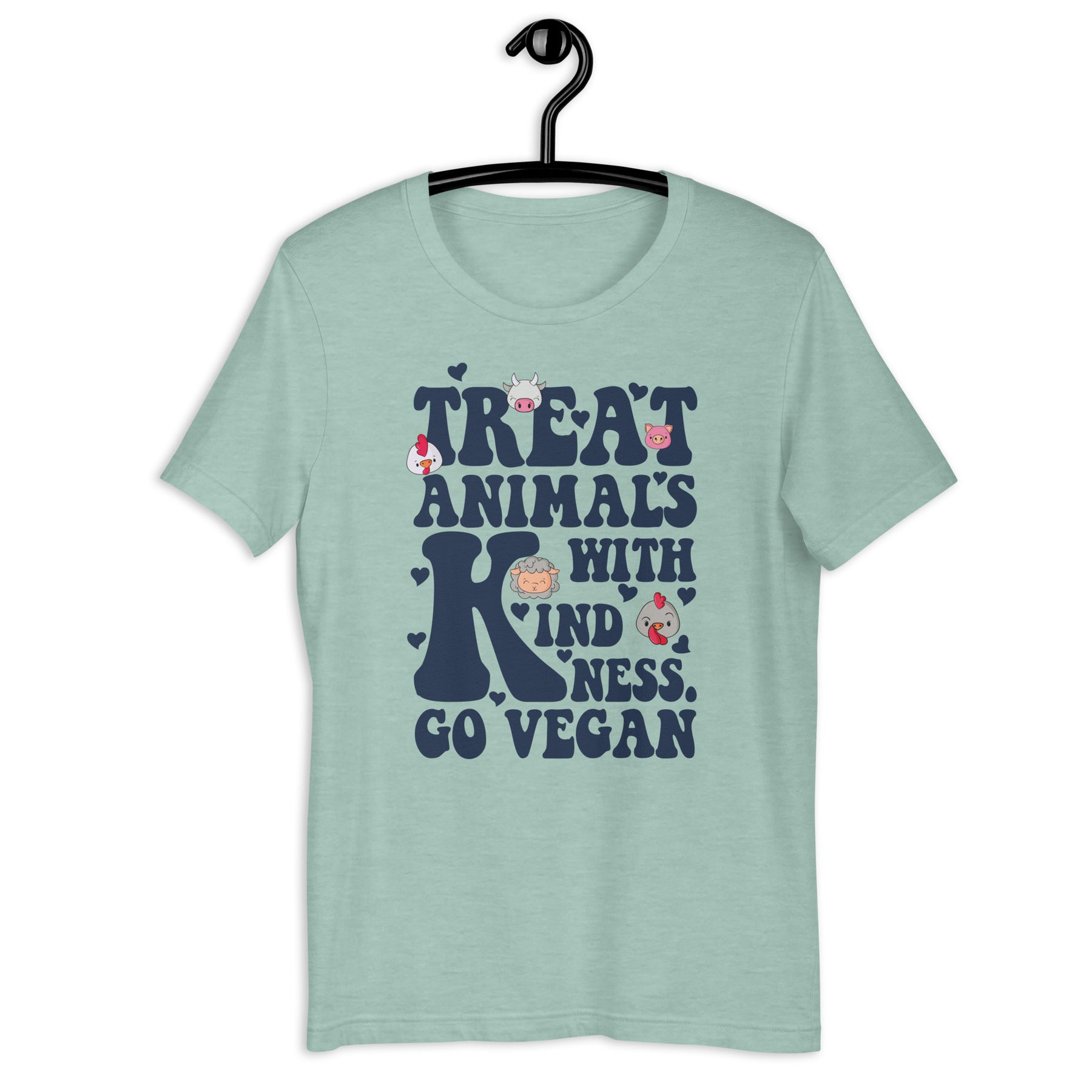 TREAT ANIMALS WITH KINDNESS UNISEX T-SHIRT