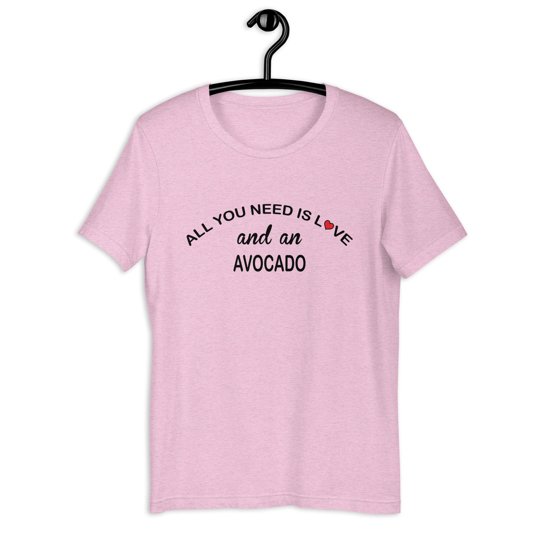 ALL YOU NEED IS LOVE...AVOCADO Colored t-shirt