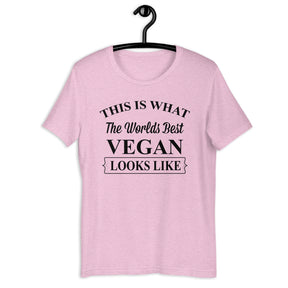 WORLD'S BEST VEGAN Colored t-shirt