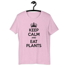 Keep Calm Eat Plants Colored t-shirt