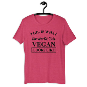 WORLD'S BEST VEGAN Colored t-shirt