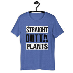 STRAIGHT OUTTA PLANTS Colored t-shirt