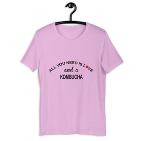 ALL YOU NEED IS LOVE...KOMBUCHA Colored t-shirt