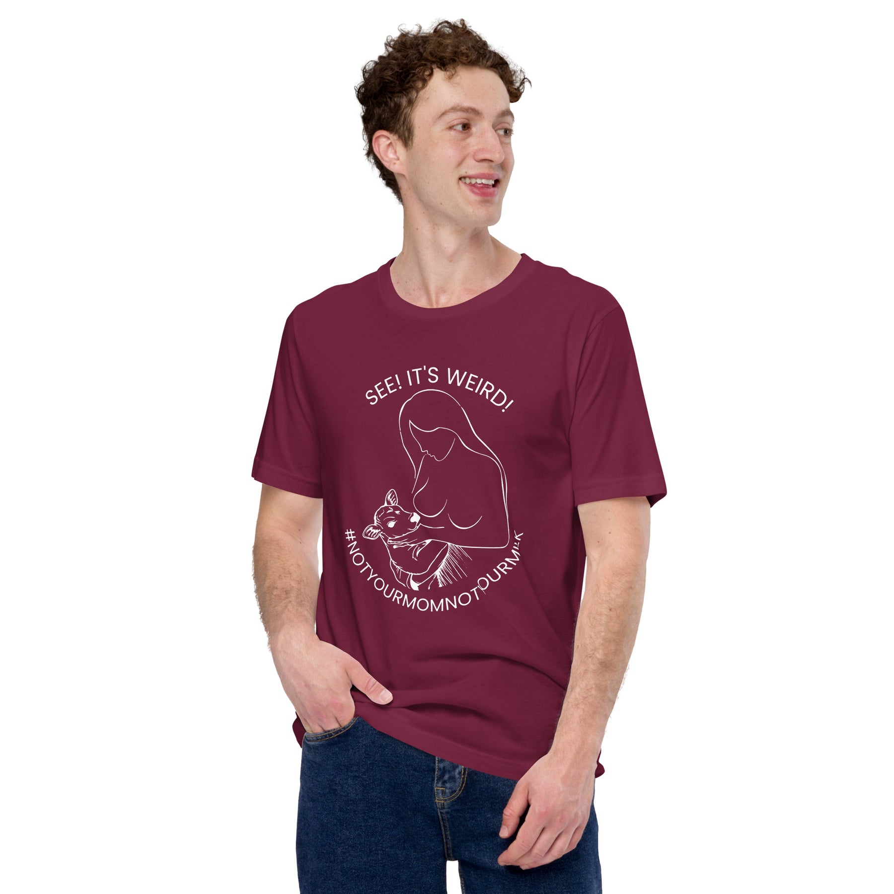 SEE IT'S WEIRD Unisex t-shirt