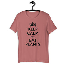 Keep Calm Eat Plants Colored t-shirt