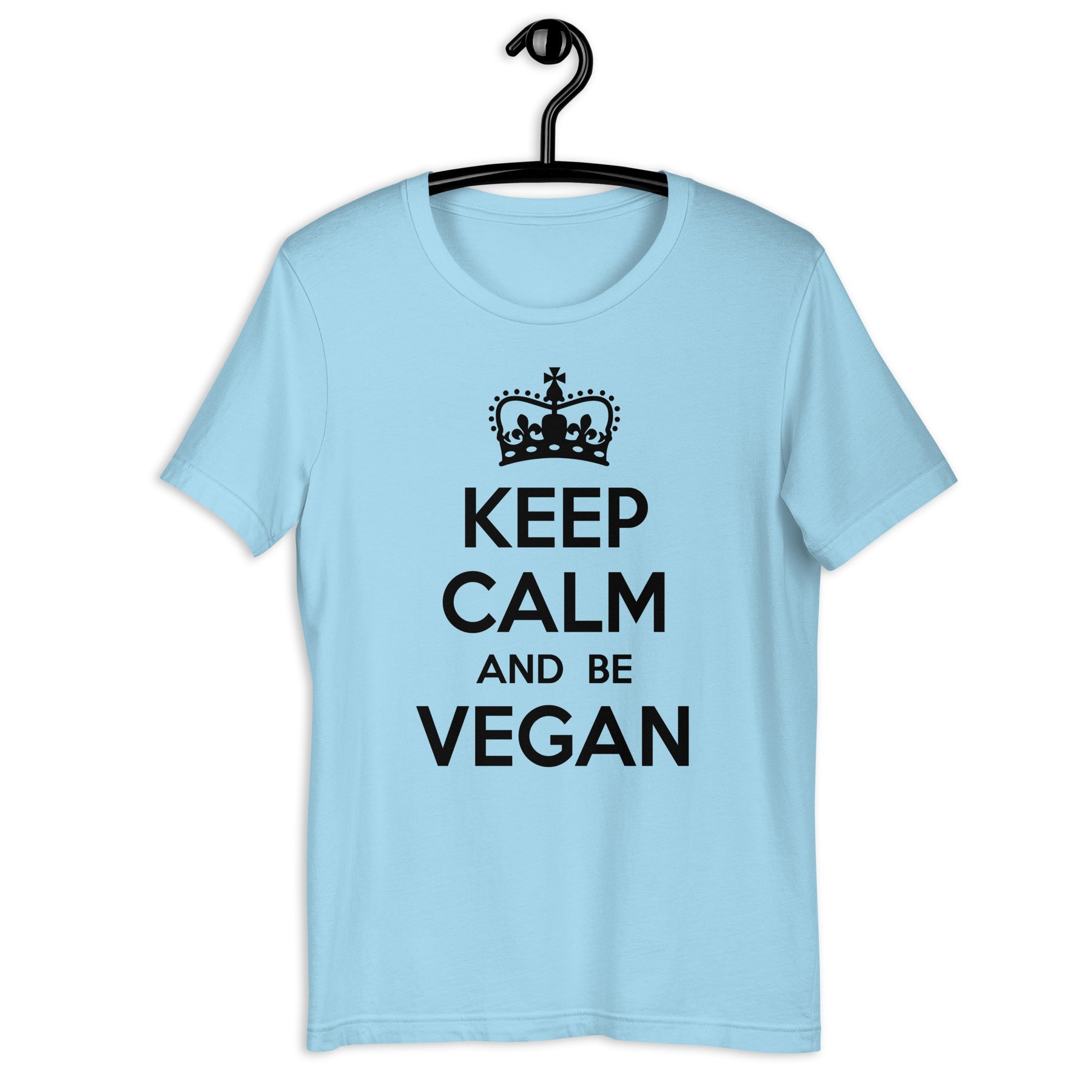 KEEP CALM BE VEGAN Colored t-shirt