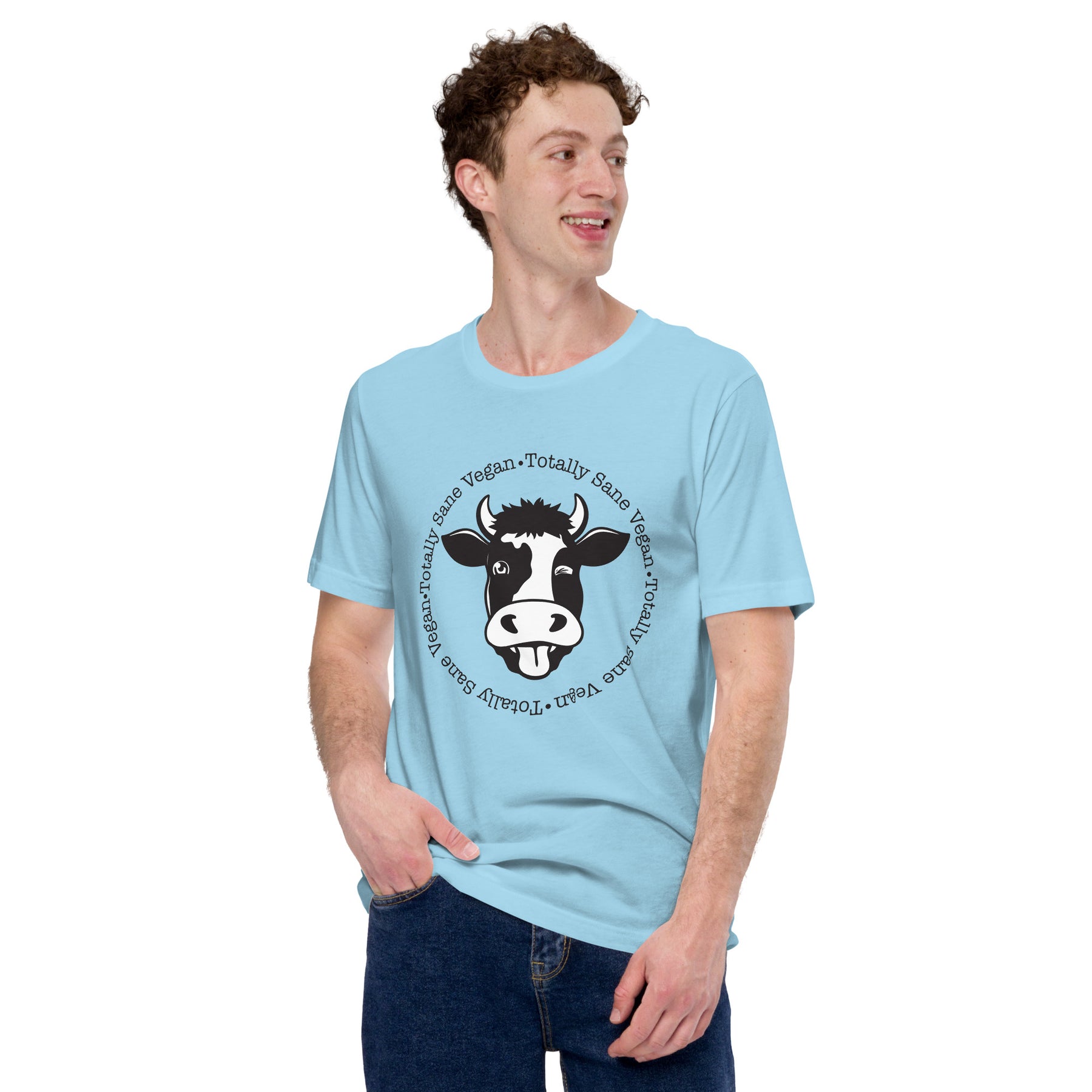 TOTALLY SANE VEGAN Unisex t-shirt