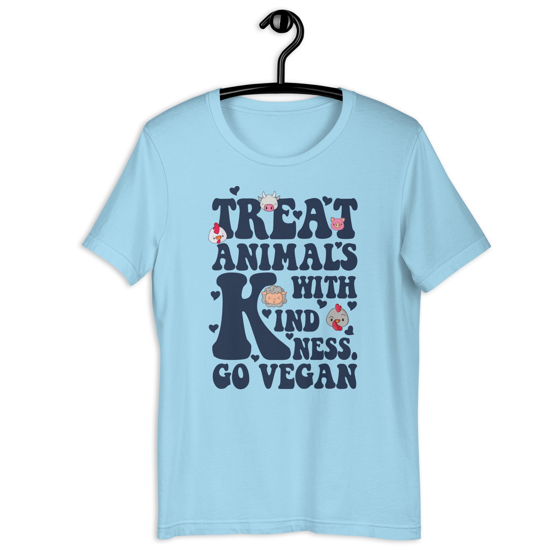 TREAT ANIMALS WITH KINDNESS UNISEX T-SHIRT