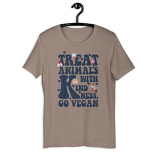 TREAT ANIMALS WITH KINDNESS UNISEX T-SHIRT