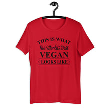 WORLD'S BEST VEGAN Colored t-shirt