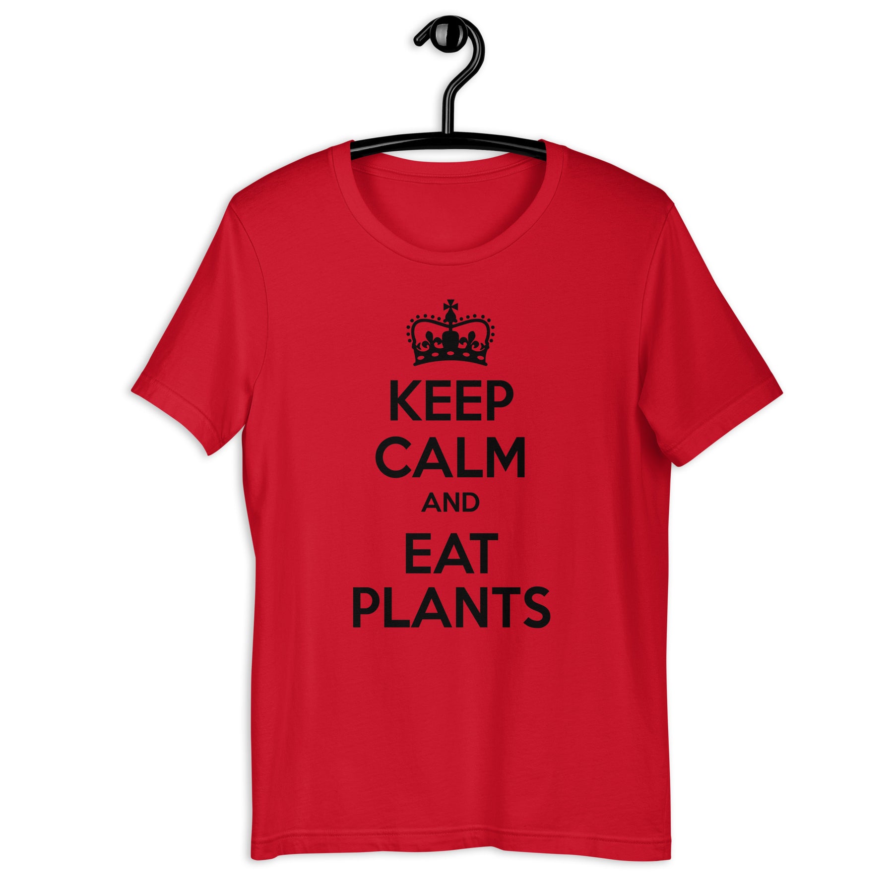 Keep Calm Eat Plants Colored t-shirt