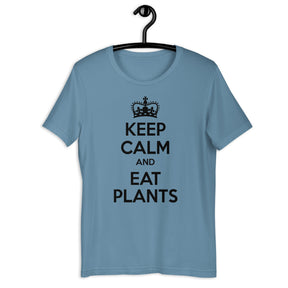 Keep Calm Eat Plants Colored t-shirt