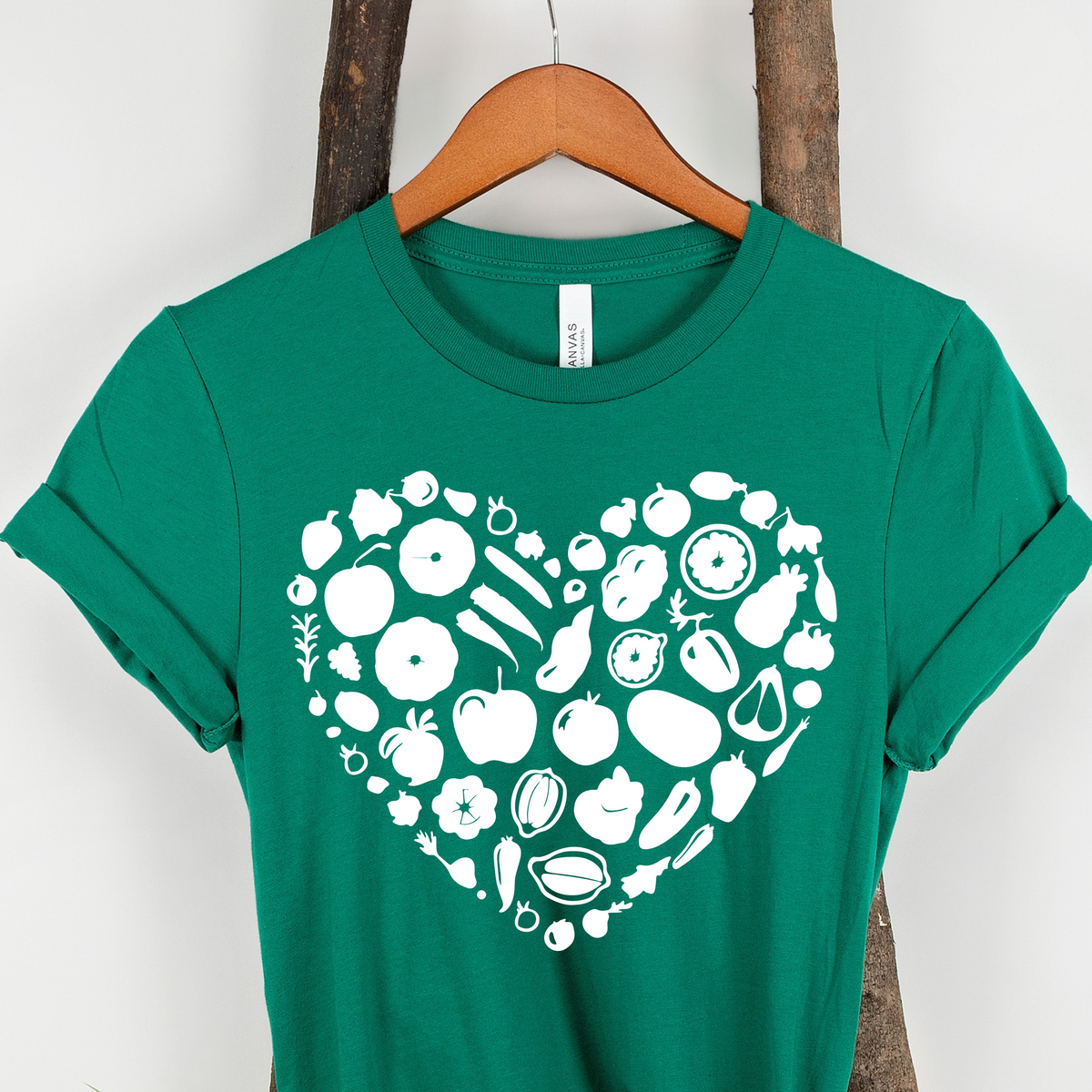 Vegan Heart Unisex t-shirt