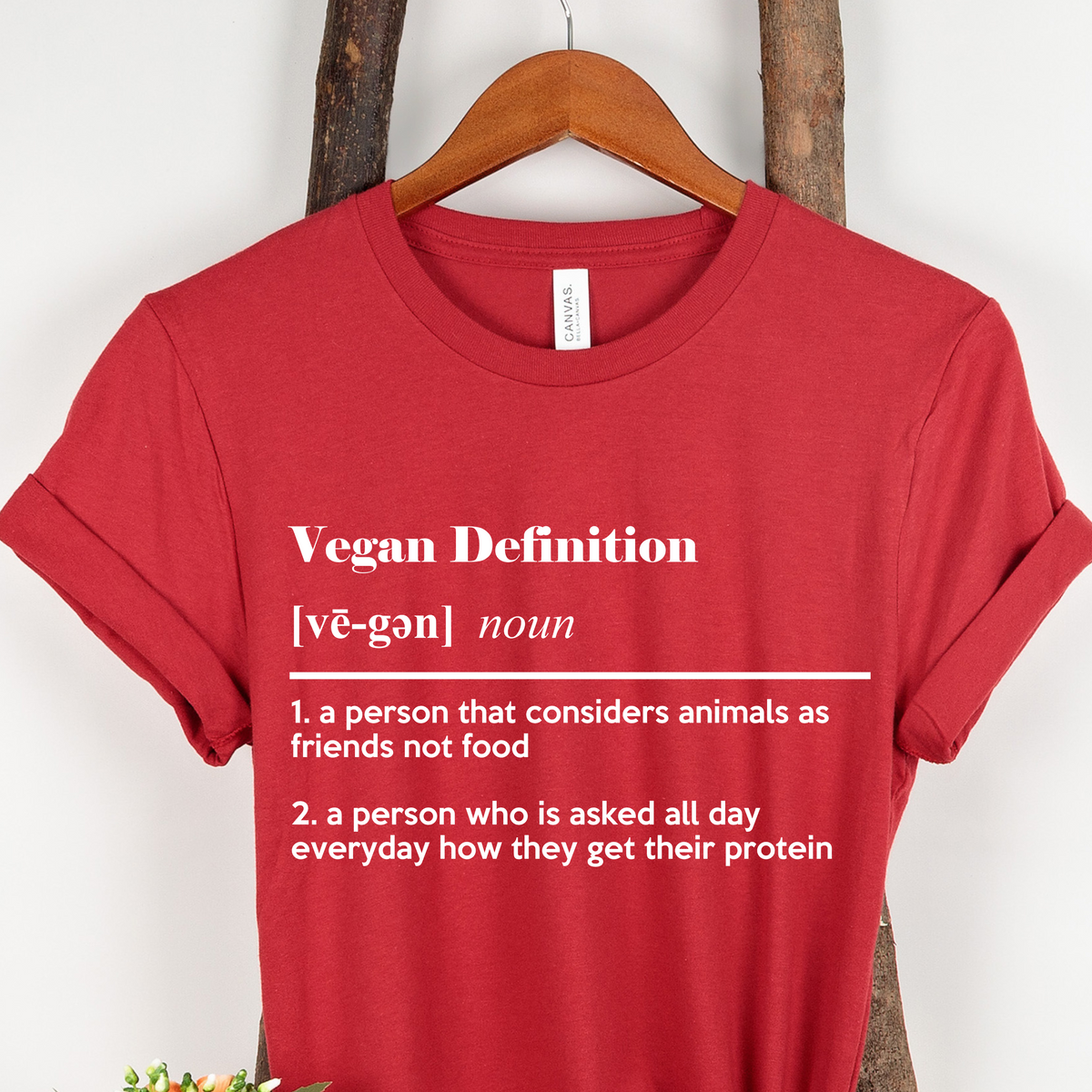 VEGAN DEFINITION UNISEX T-SHIRT