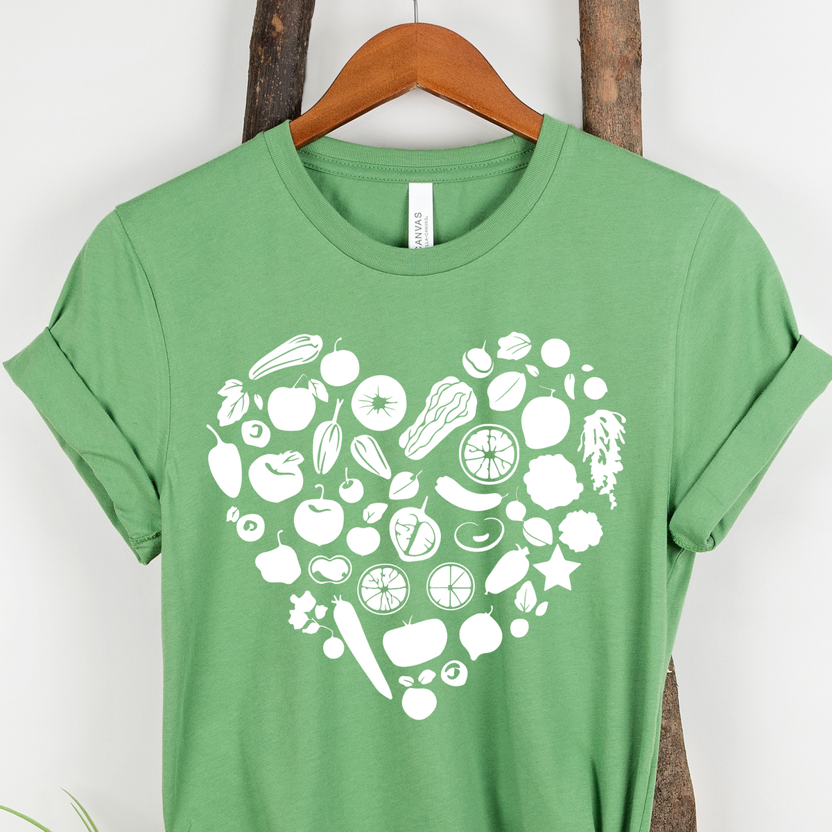 Vegan Heart Unisex t-shirt