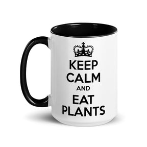 Keep Calm Eat Plants Mug