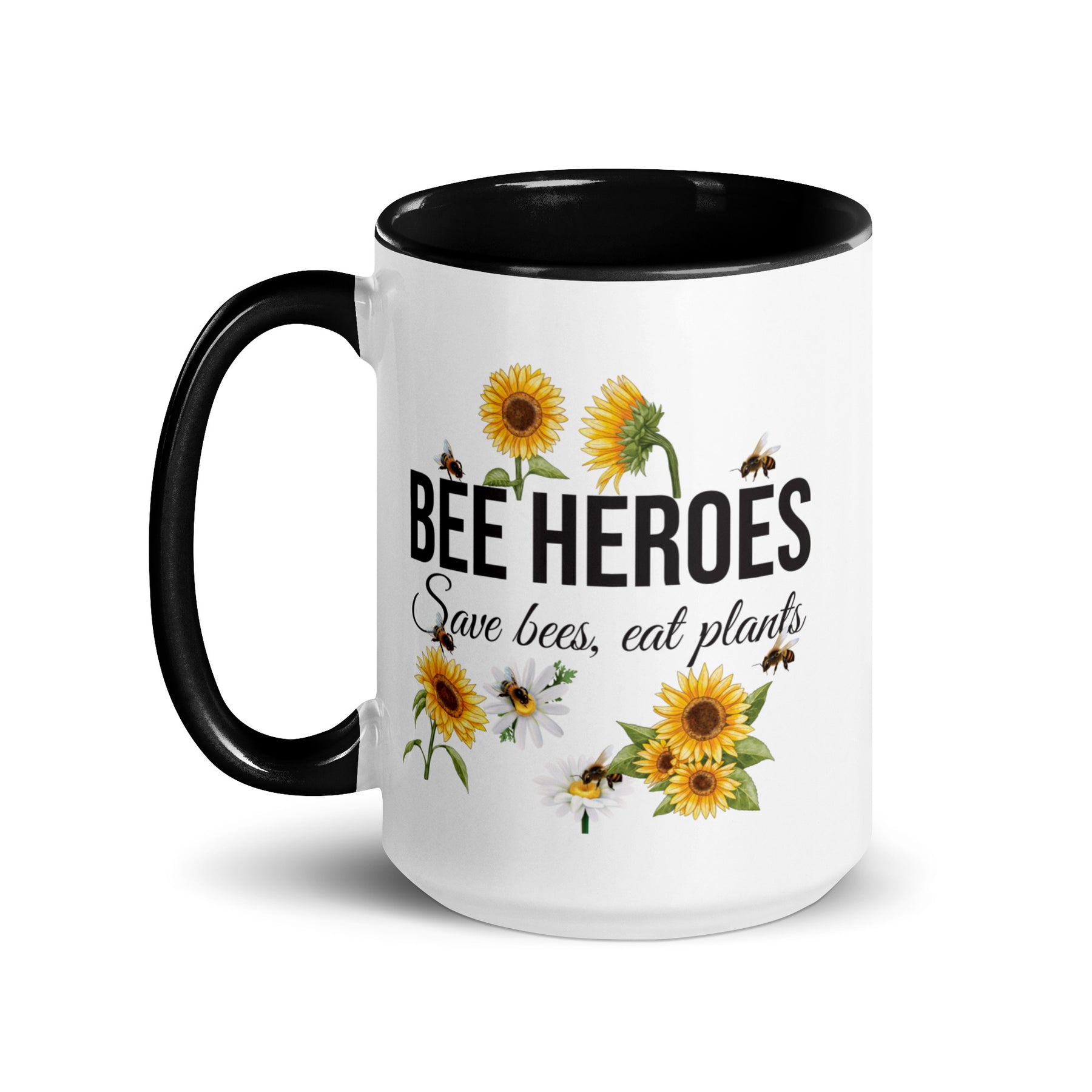 Bee Heroes Mug with Color Inside