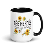 Bee Heroes Mug with Color Inside