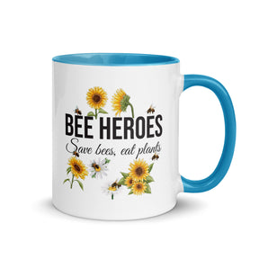 Bee Heroes Mug with Color Inside