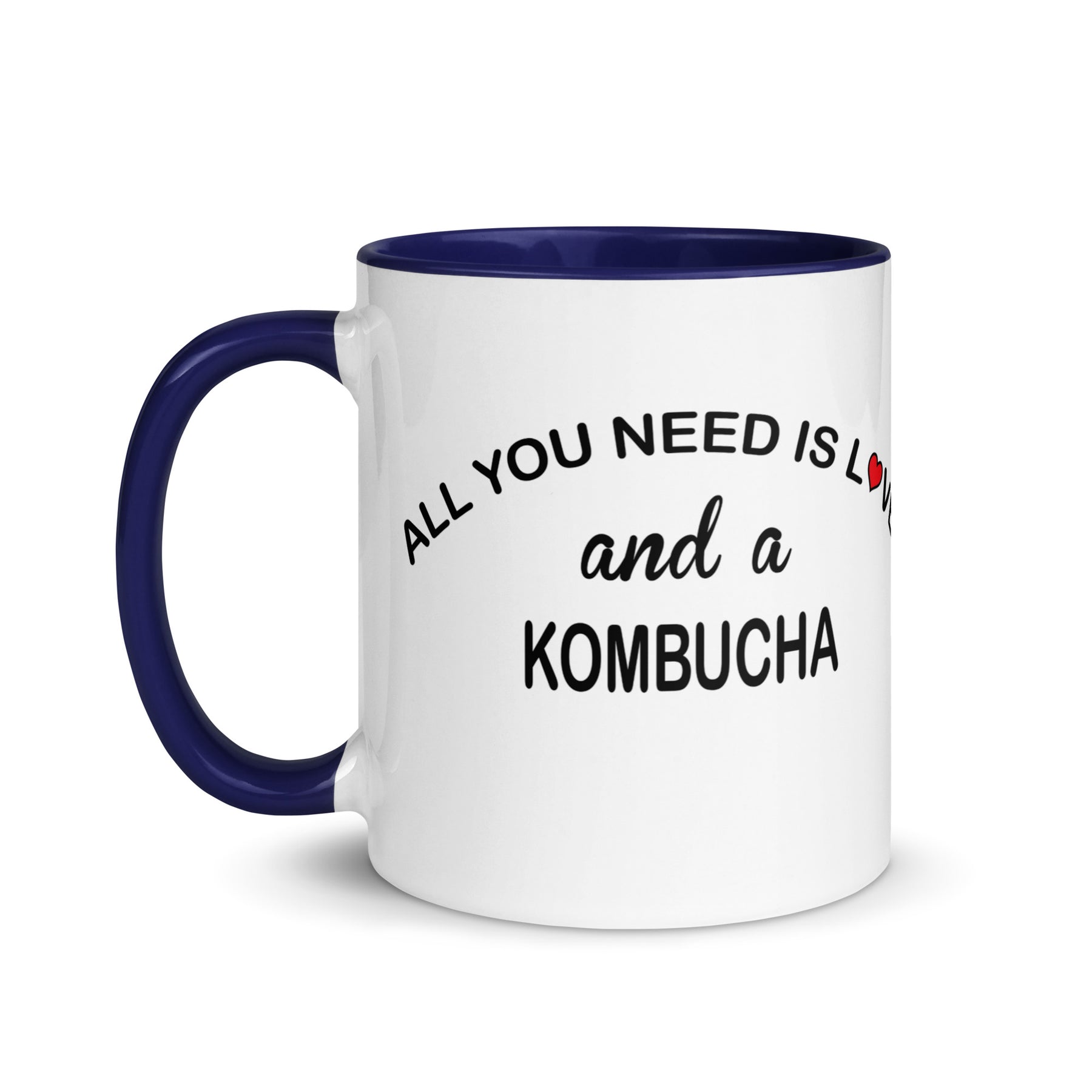 ALL YOU NEED IS LOVE KOMBUCHA Mug with Color Inside