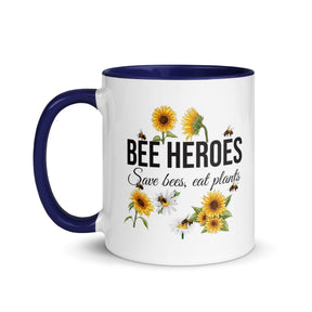 Bee Heroes Mug with Color Inside