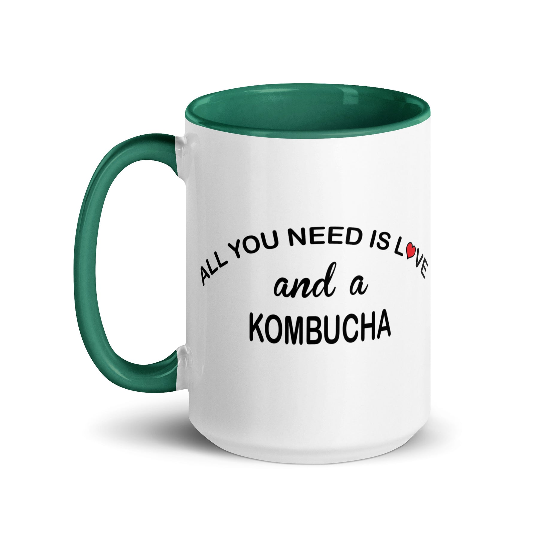 ALL YOU NEED IS LOVE KOMBUCHA Mug with Color Inside