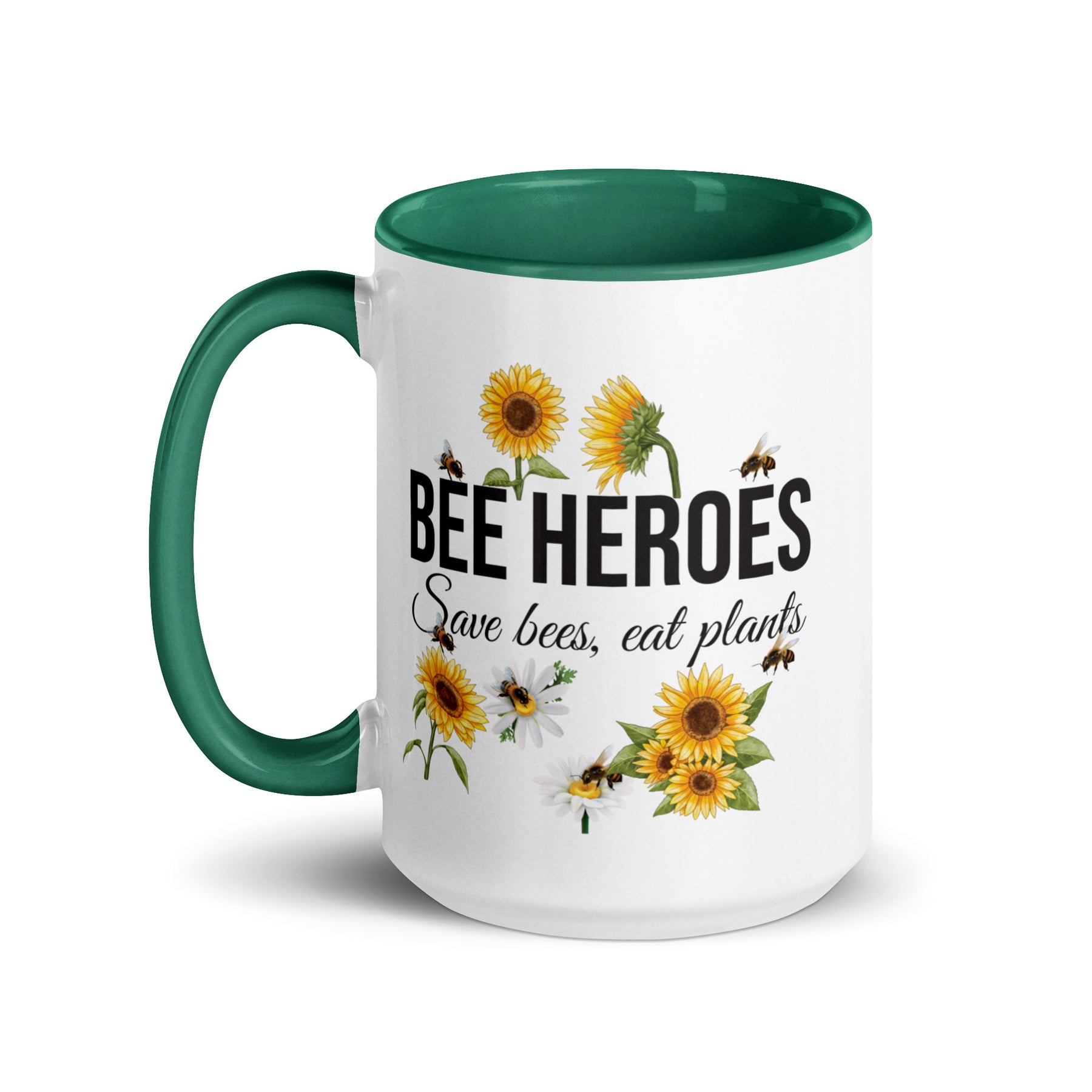 Bee Heroes Mug with Color Inside